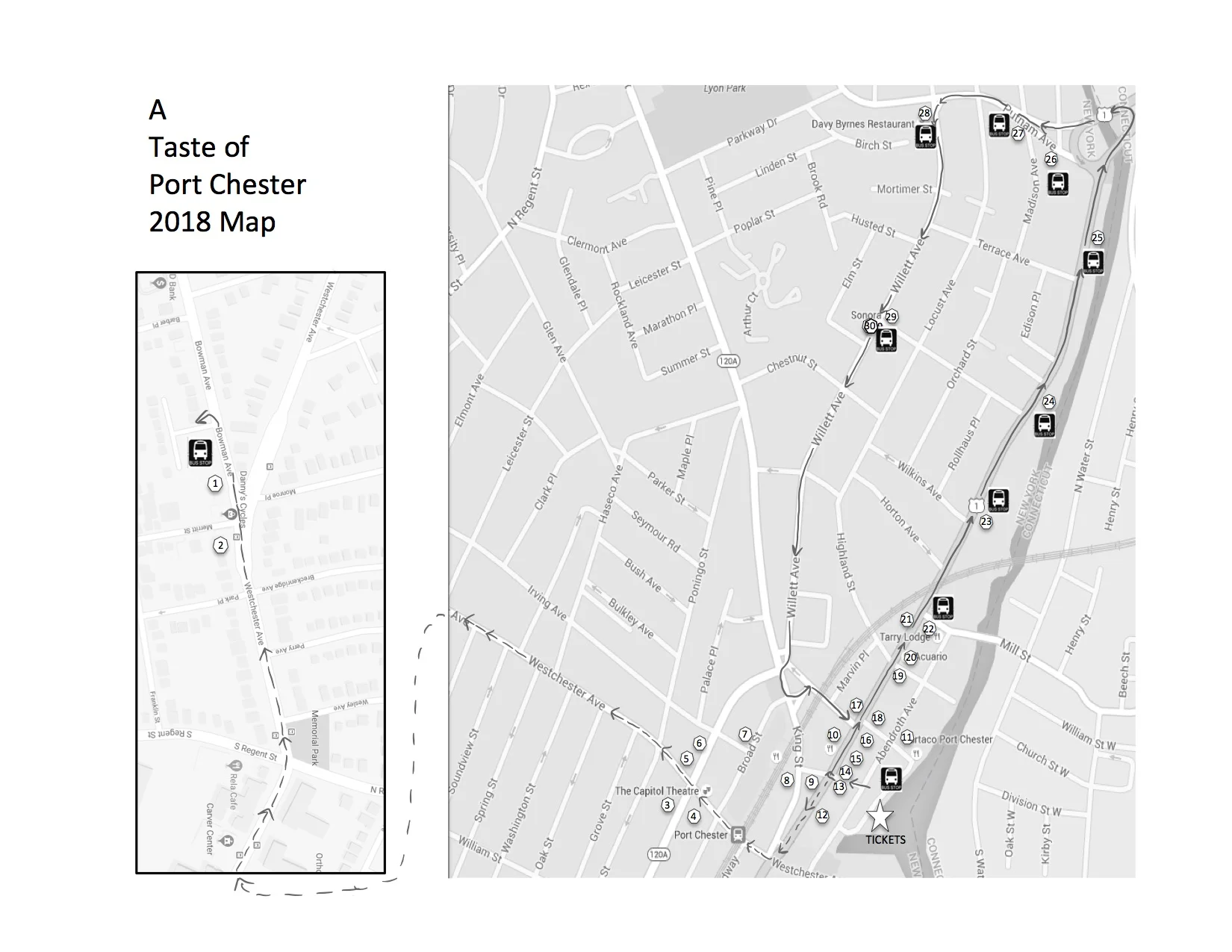 2018 Taste of Port Chester bw map.jpg