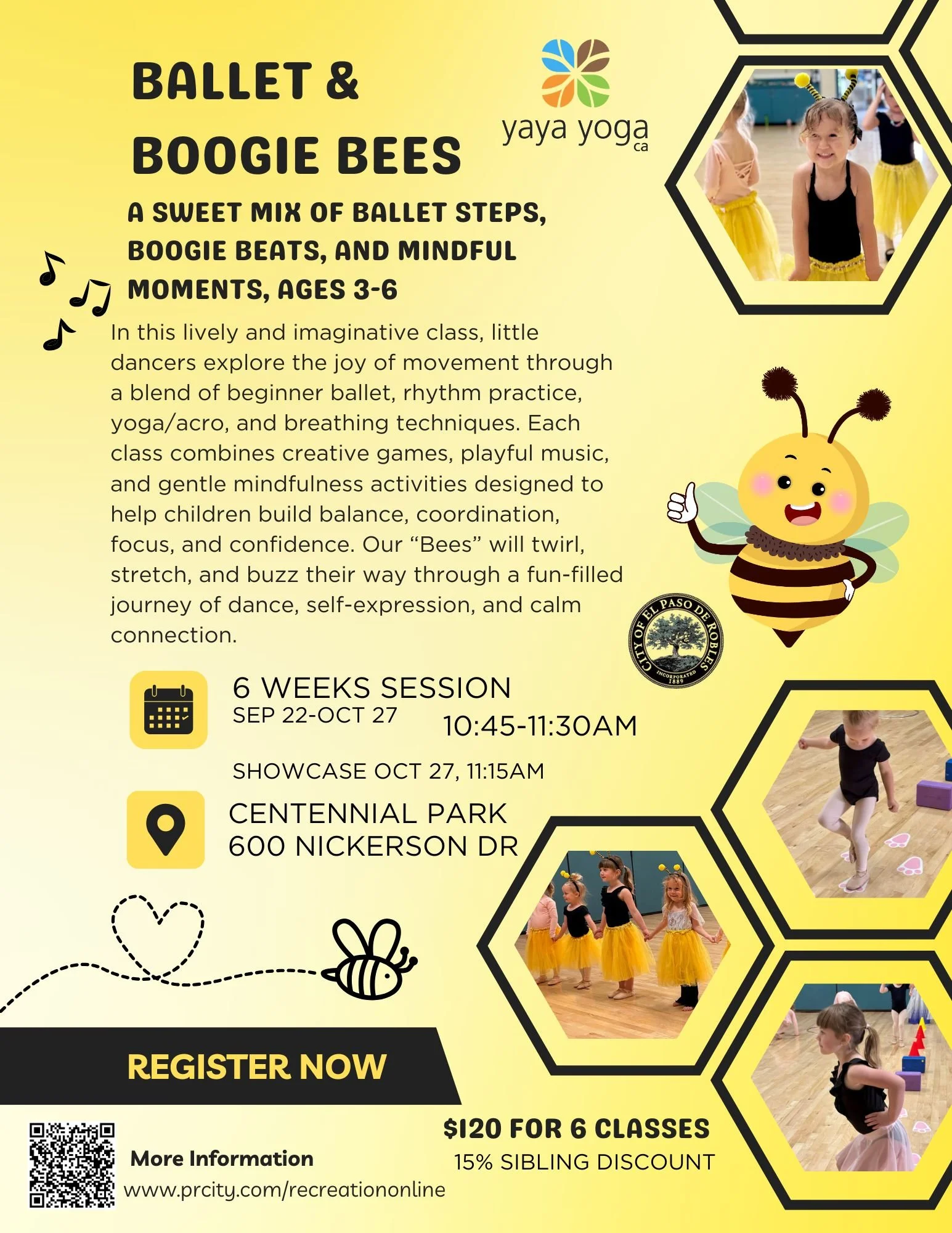 Ballet &amp; Boogie Bees, Ages 3-6