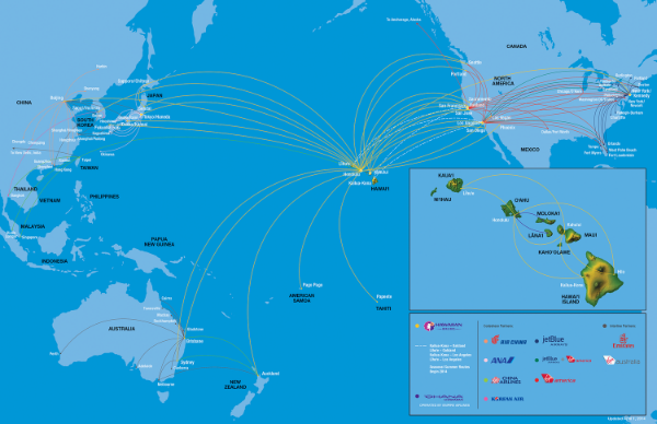 Hawaiian Airlines Miles Chart