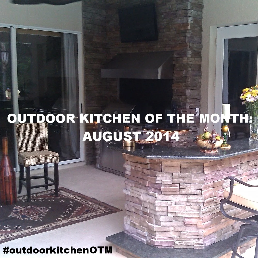 Outdoor Kitchen of the Month: August #outdoorkitchenOTM