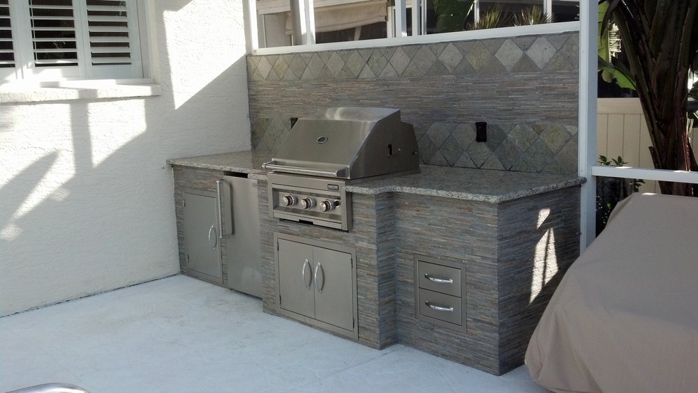 Simple Outdoor Kitchen Designs - Premier Outdoor Living & Design Tampa FL