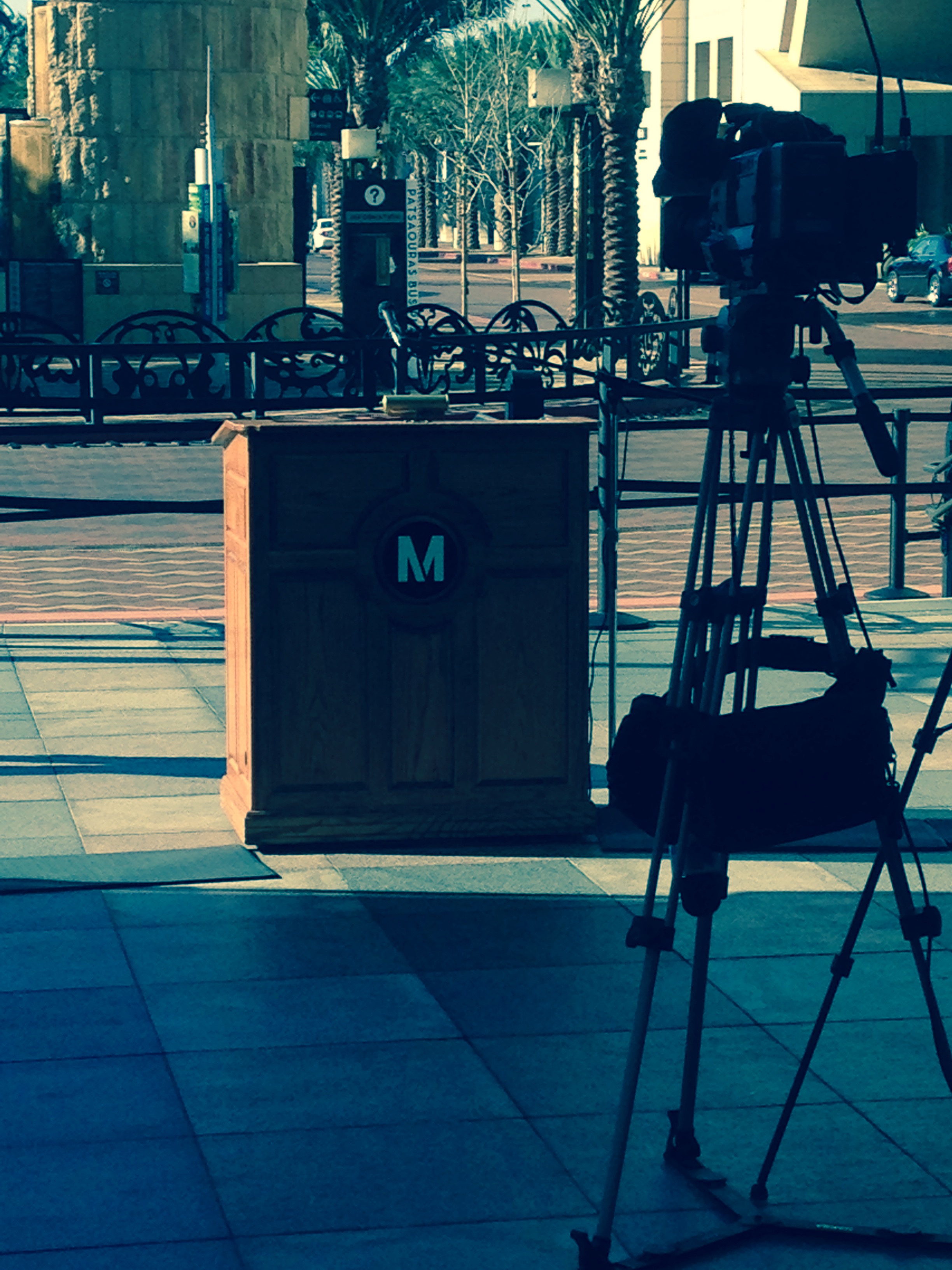 The media gathers to see the announcement of a new CEO at LA Metro.
