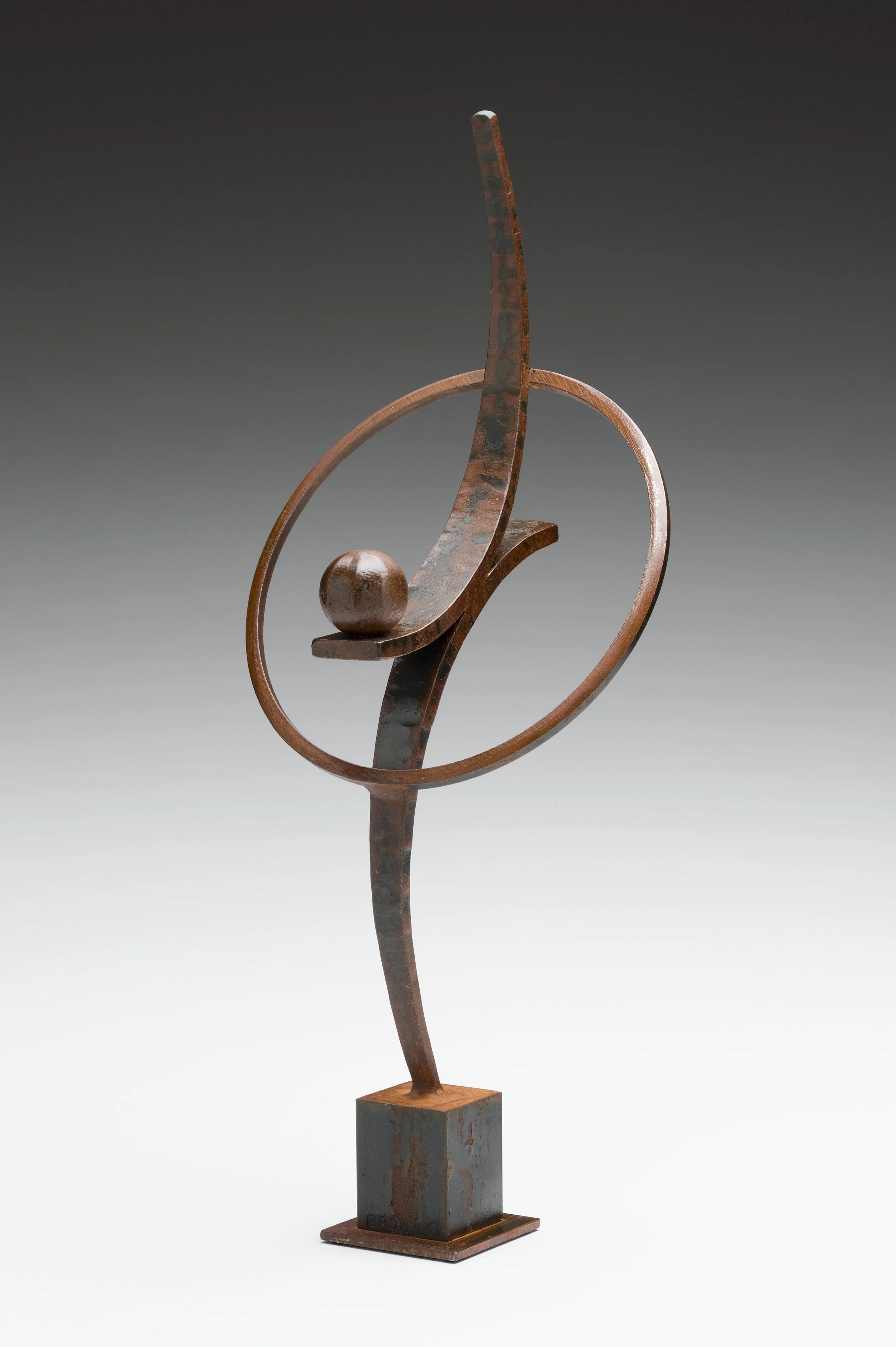 In the Balance was on display at the Library of Congress; 90"x43"x24"