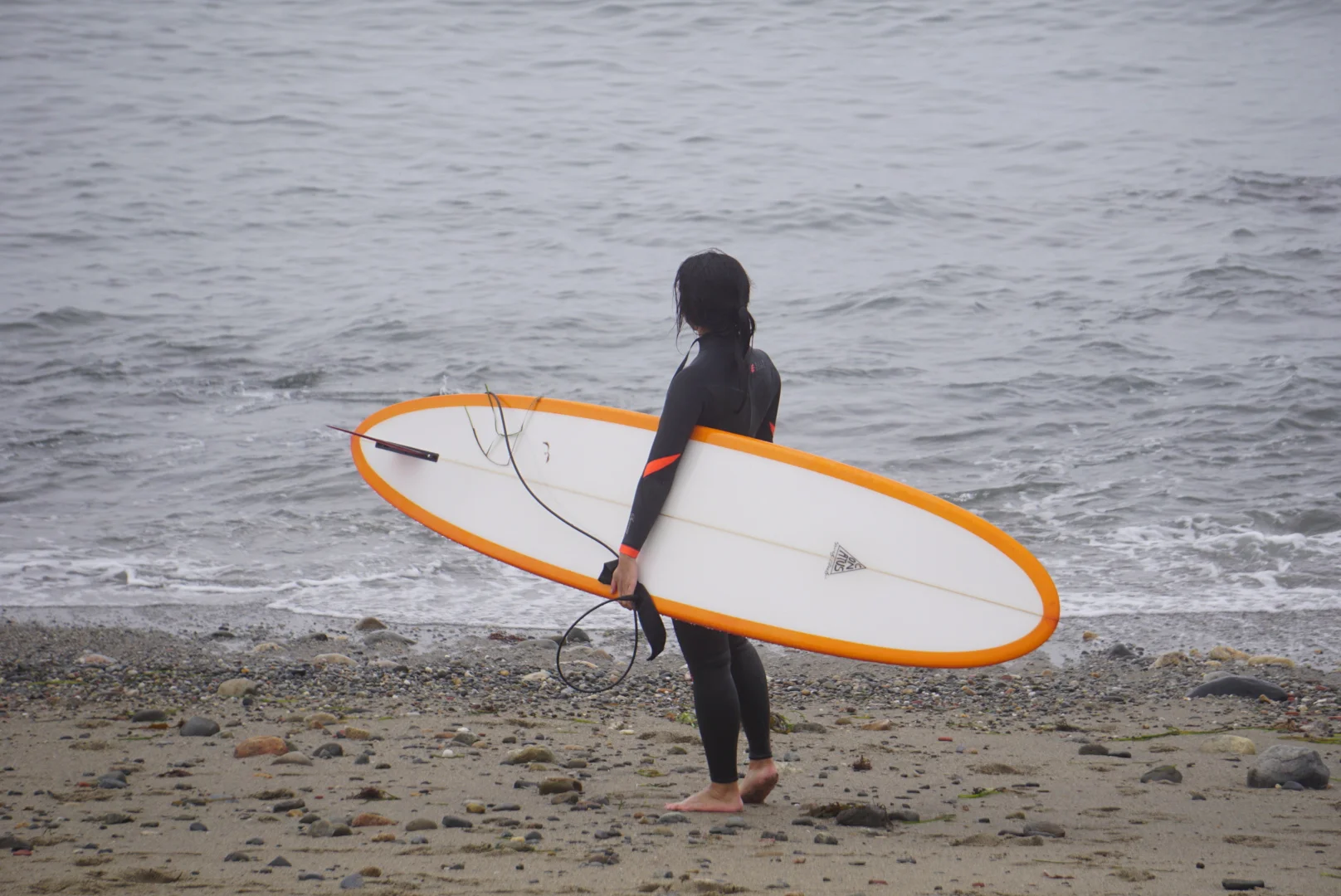 Beni with her 8'3" Laetitia. 