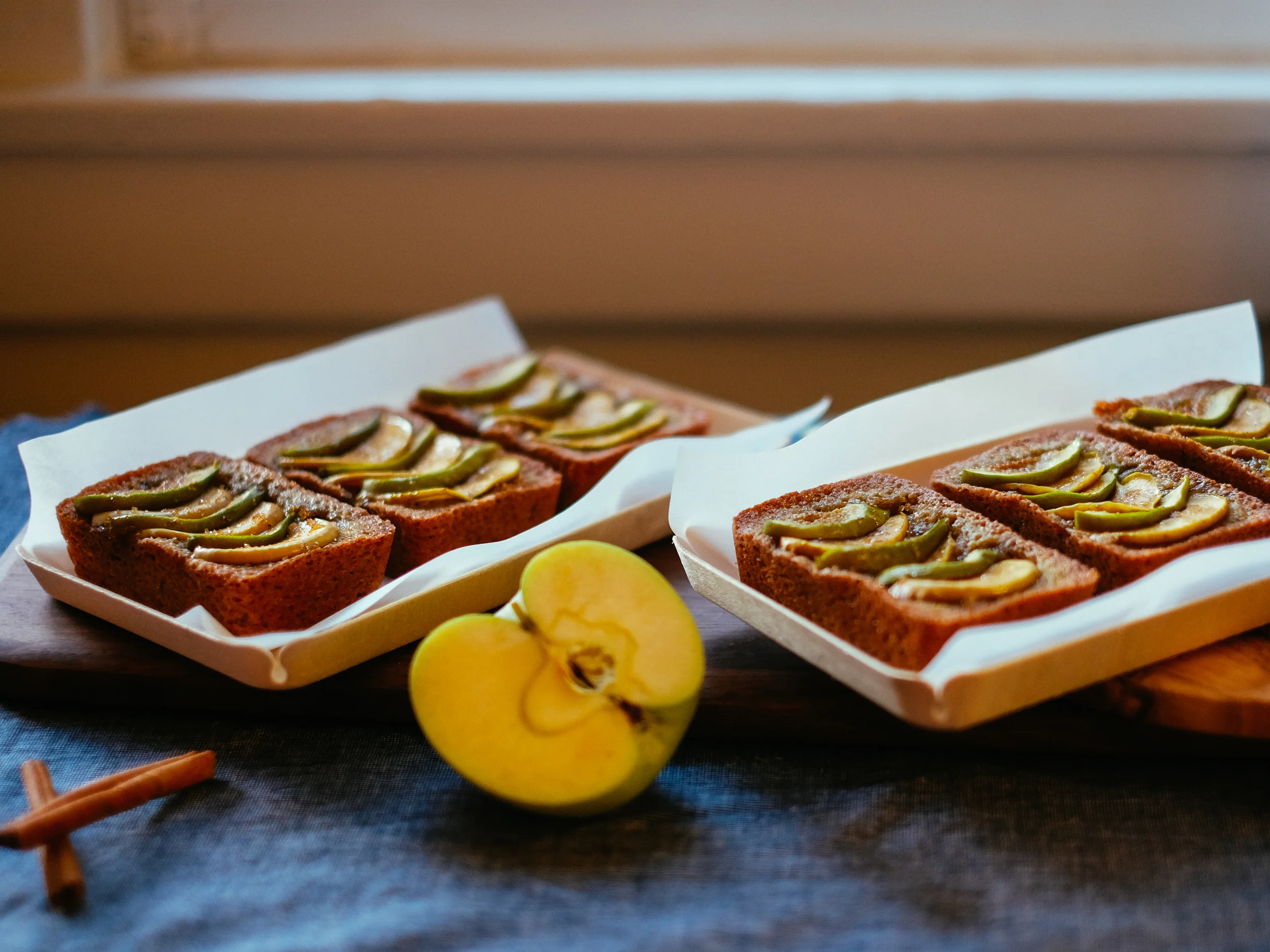 Apple + Fig Spiced Pistachio Financiers