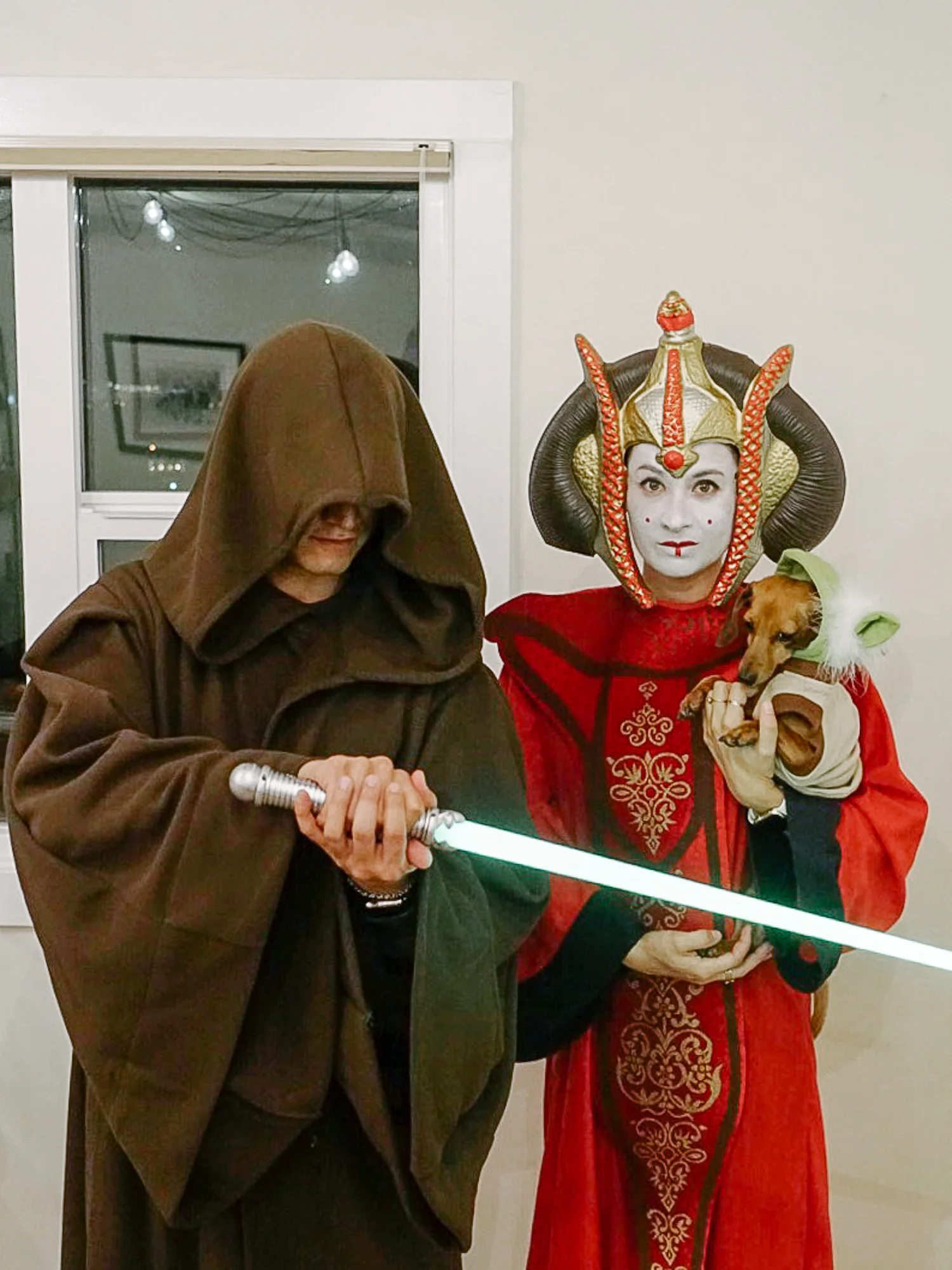 May the force be with you. With love, Jedi, Queen Amidala, and tiny Yoda.