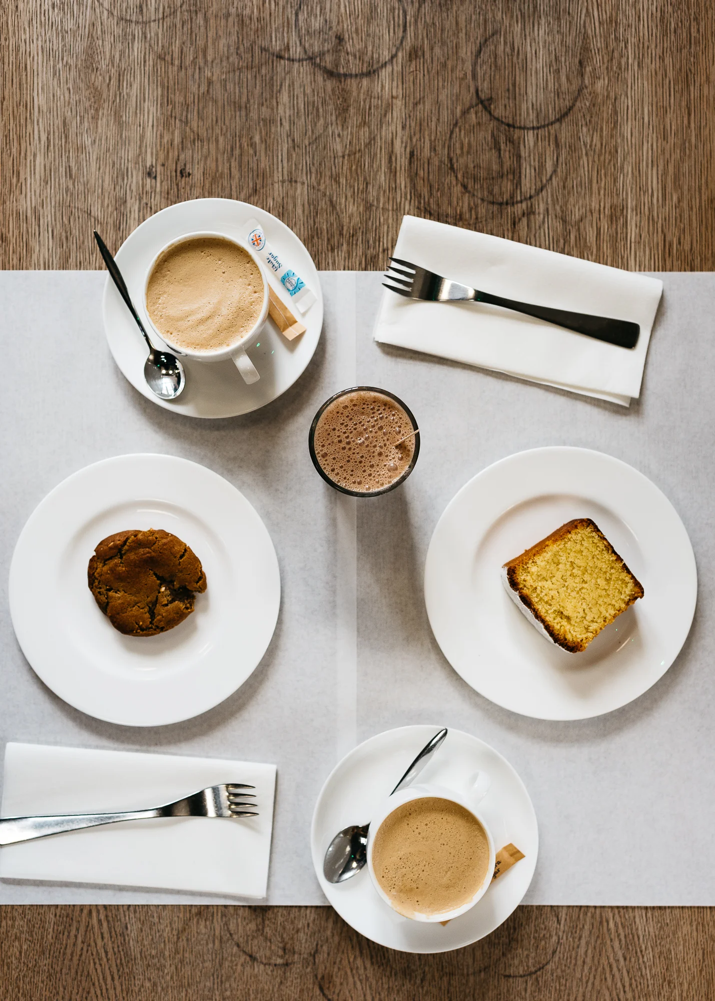 Afternoon pick-me-up at Rose Bakery--get the peanut butter cookie!!
