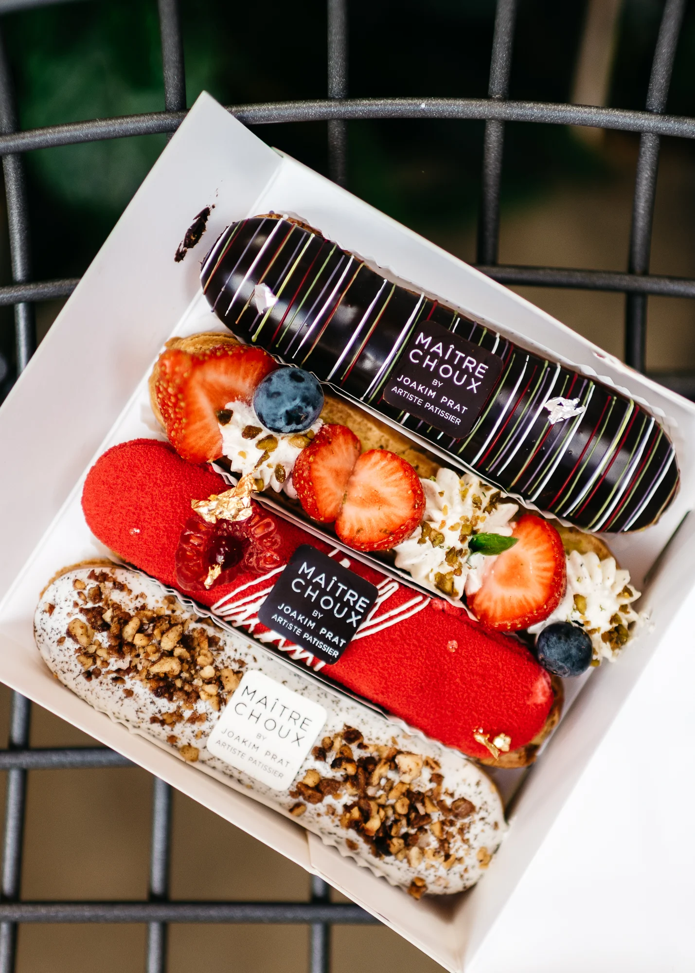 Assortment of Eclairs from Maître Choux