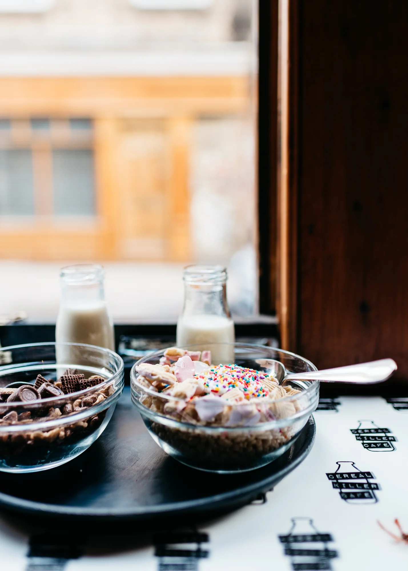 "The Lion King" and "Unicorn Poop" at Cereal Killer Cafe