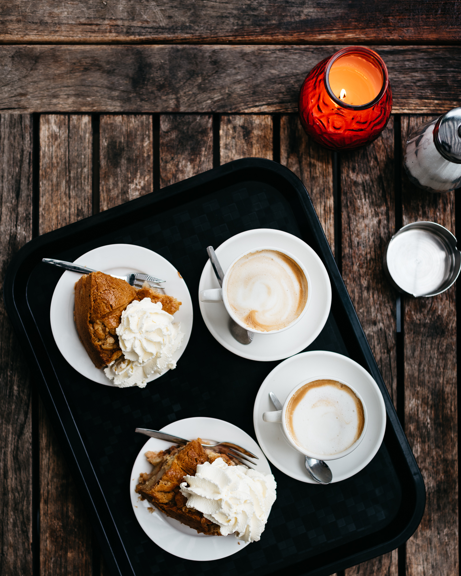 Deep dish Dutch apple pie from Winkel 43