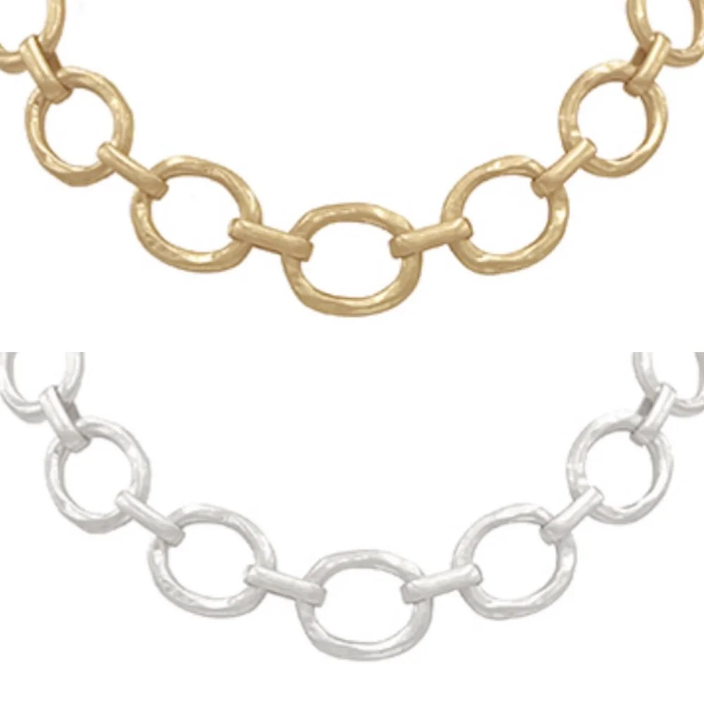 Linked Oval Chain Necklace