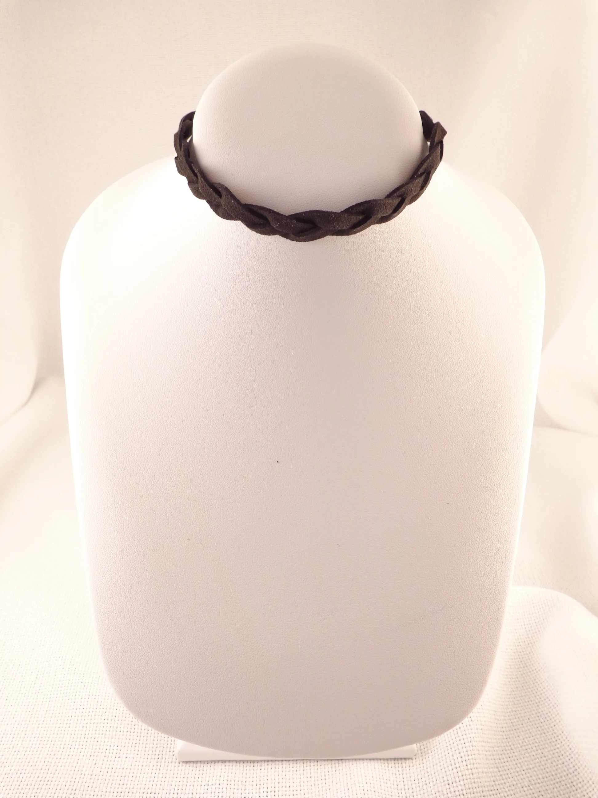 Choker - Braided Suede