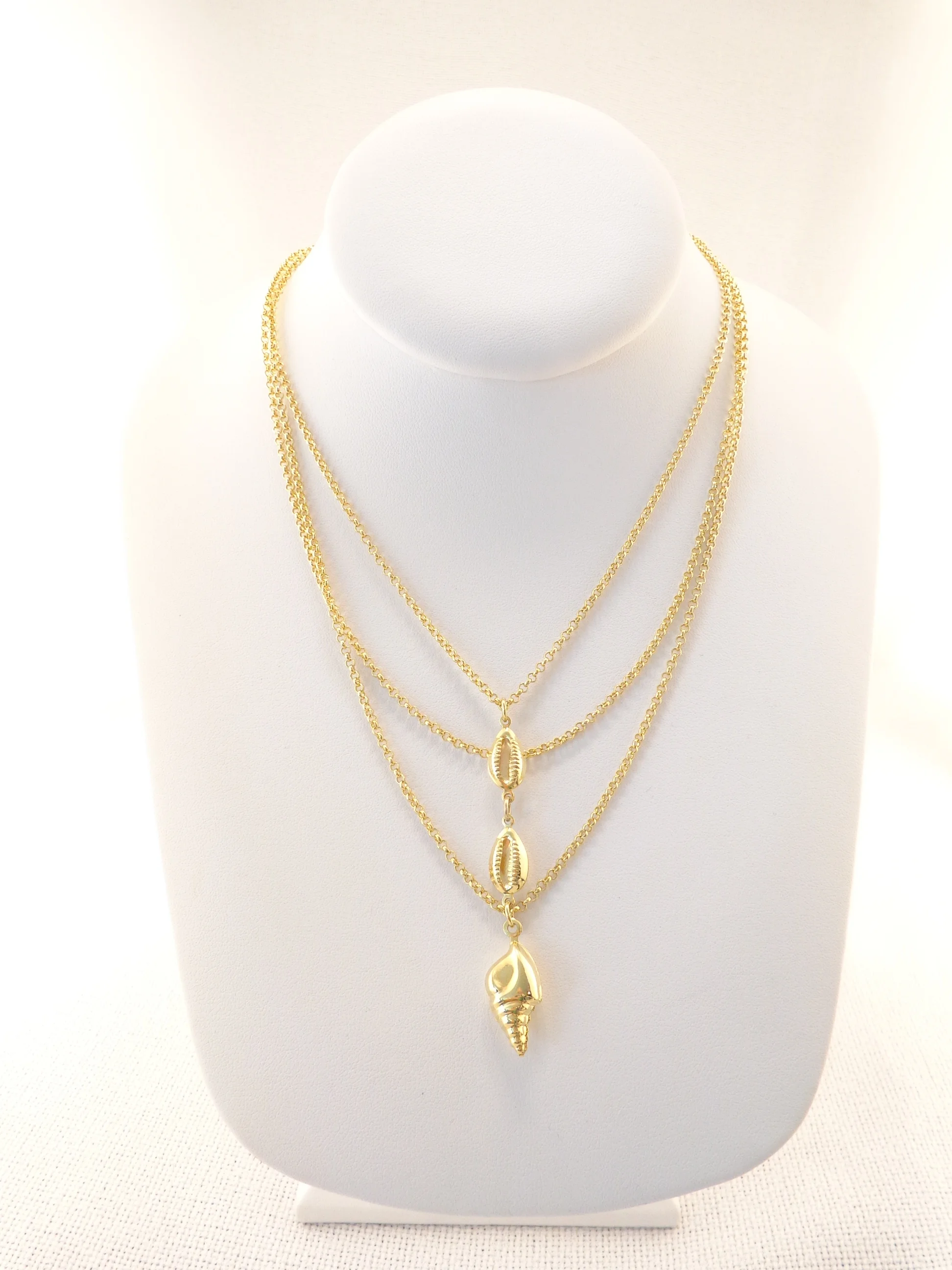 Sheila Fajl Layered Shell Necklace