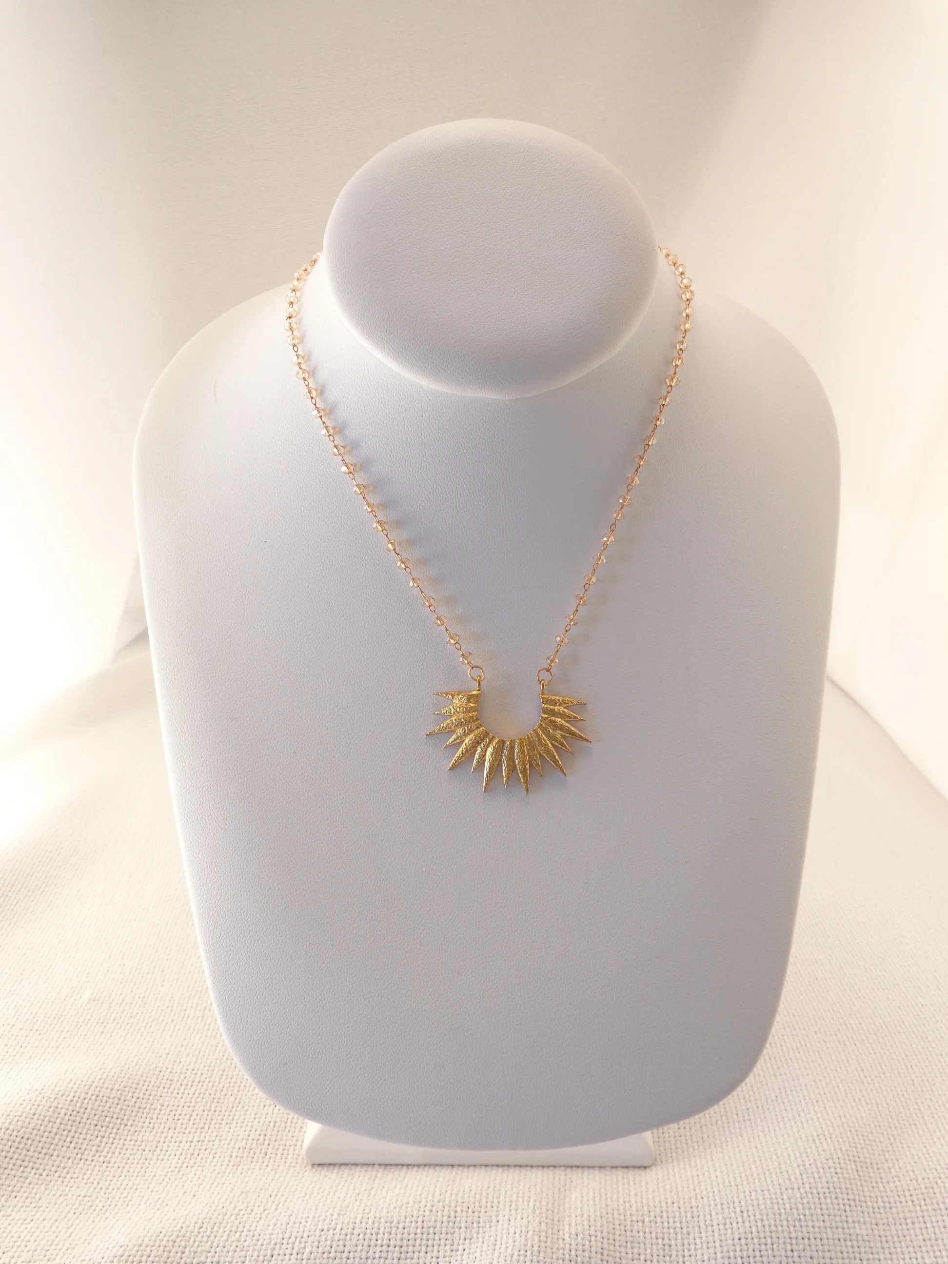 Sunburst Necklace - Topaz