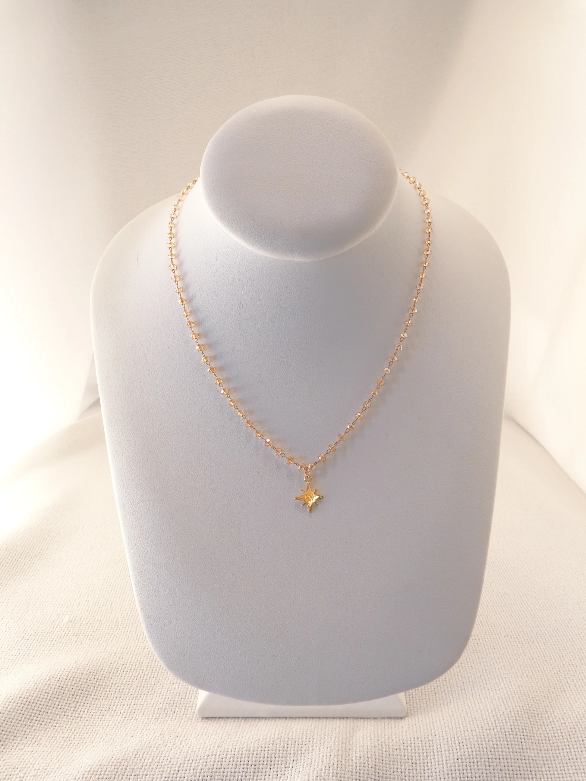 Star Necklace - Topaz