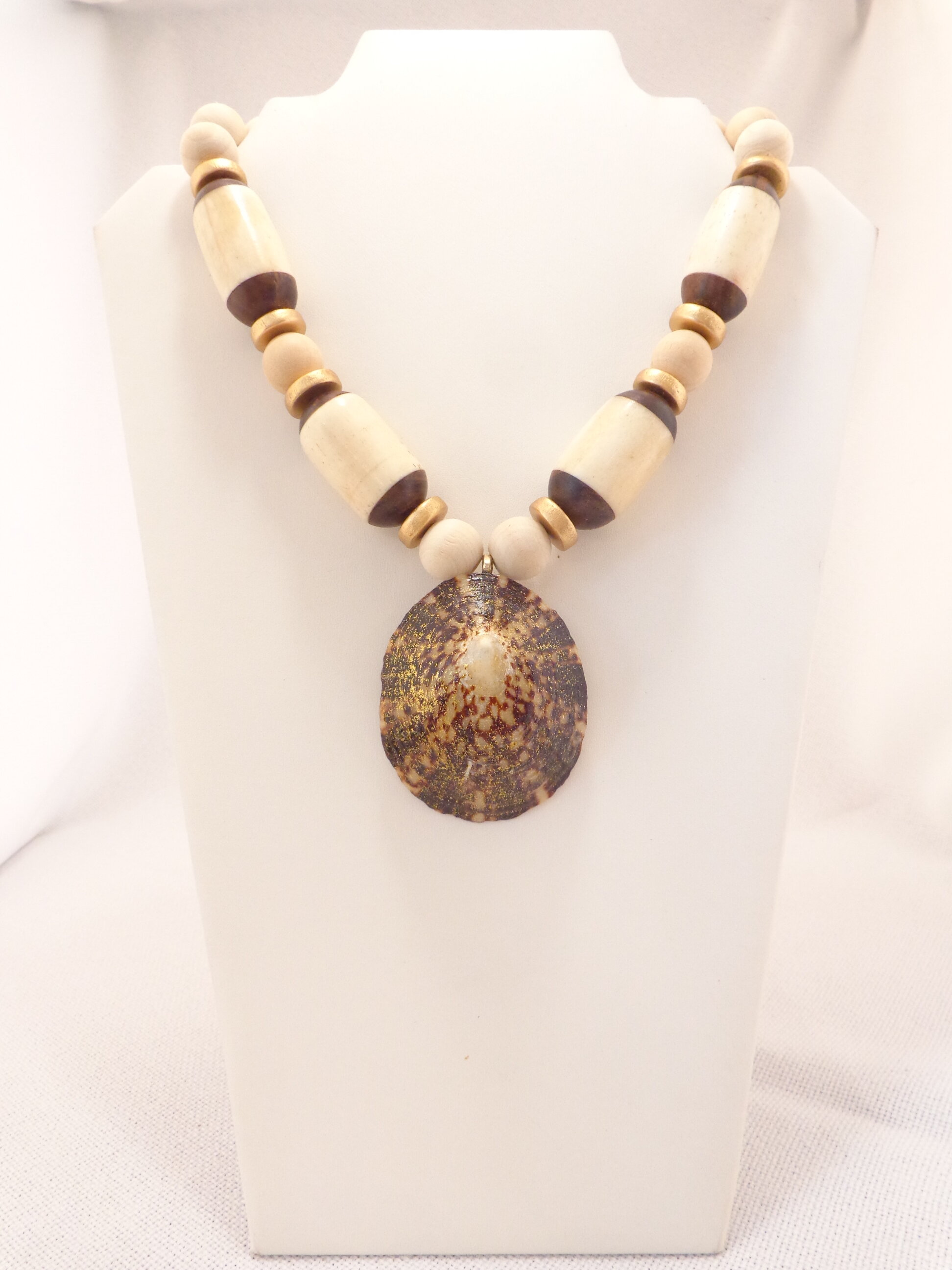 Frances Grace Limpet Shell Necklace - #6