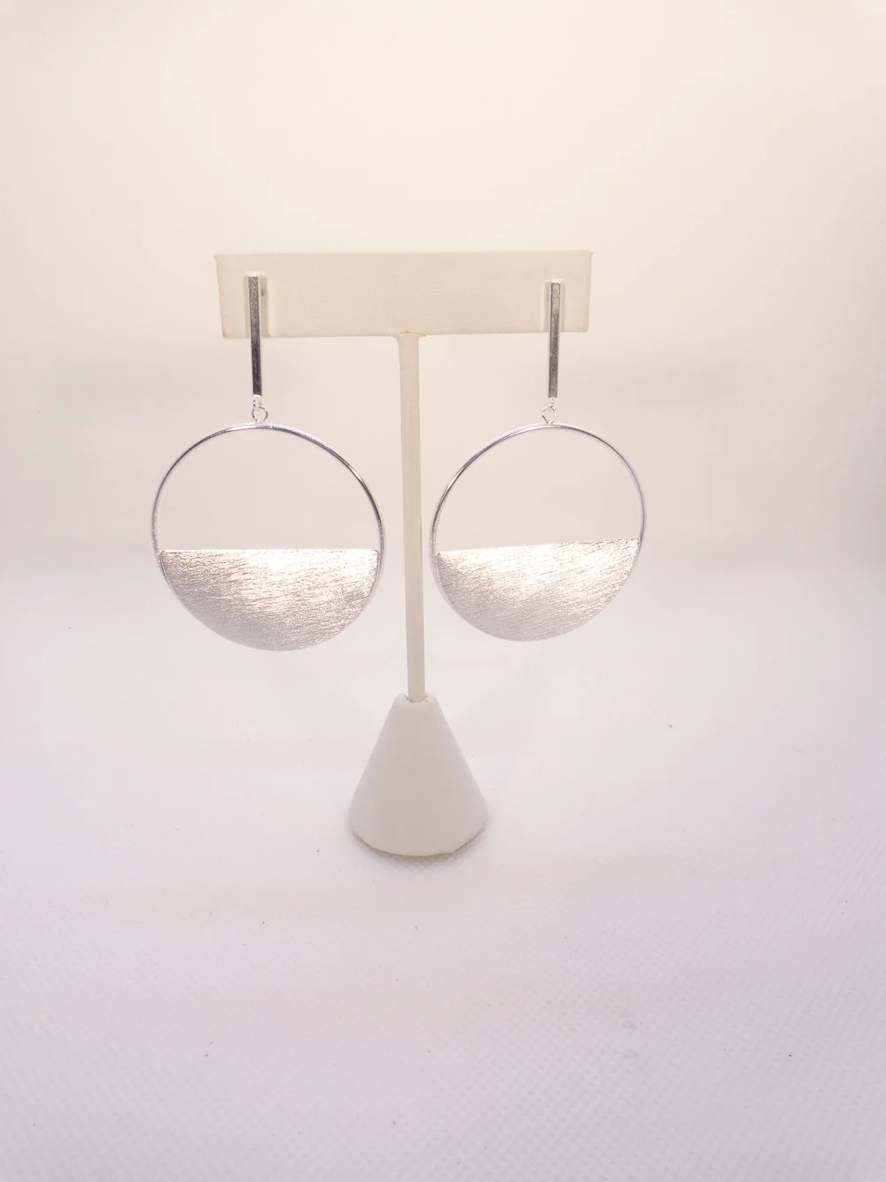 Sheila Fajl Avalon Earrings - Brushed Silver