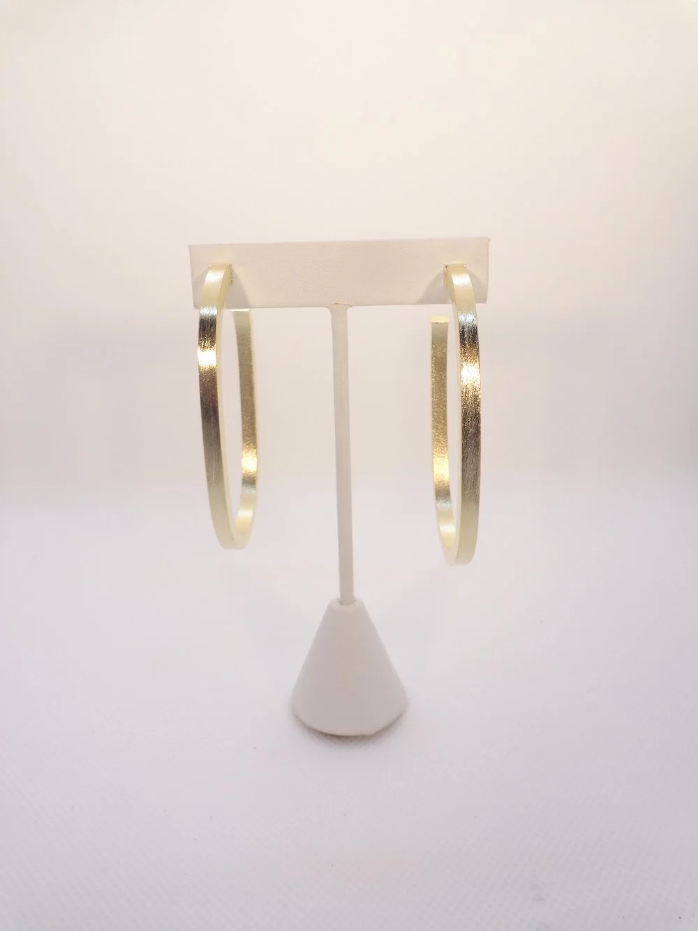Sheila Fajl Lala Hoop Earrings - Brushed Gold