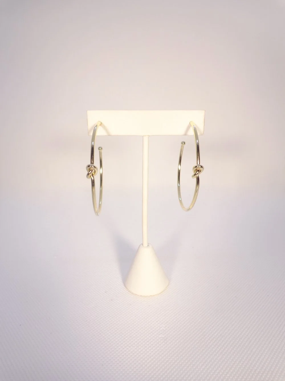 Sheila Fajl Knot Hoop - Shiny Gold