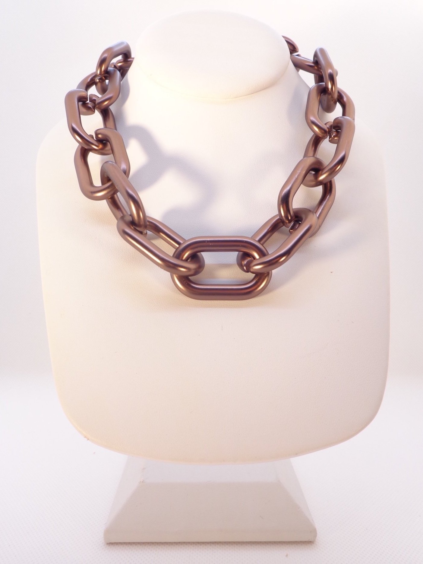 Chunky Paperclip Chain Necklace - Chocolate Brown | Lydia Lister Jewelry
