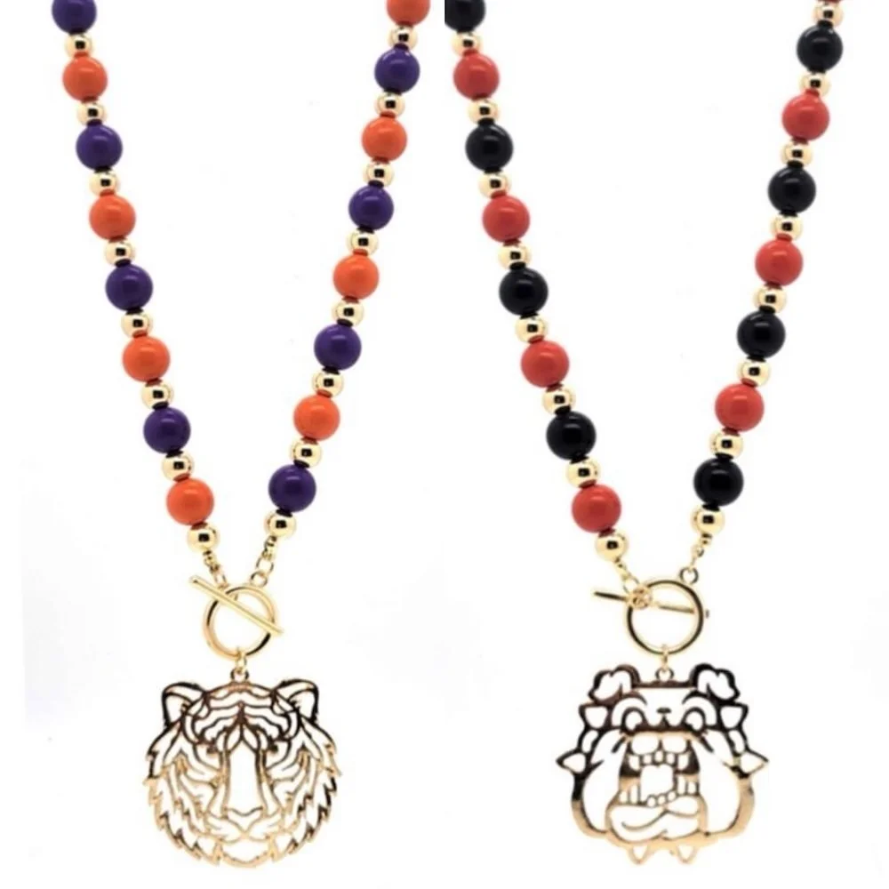 Game Day Filigree Pendant Necklace