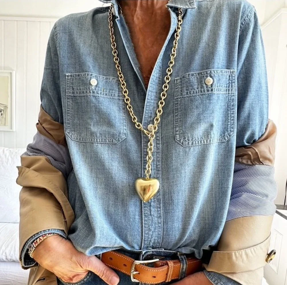 Versatile Puffed Heart Necklace