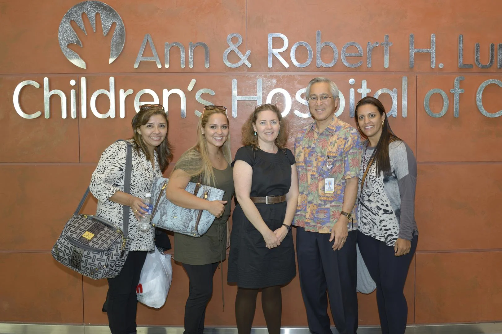 Dr. Alejandra Uriona, Director of Hospital de Ninos, and her colleagues, toured Lurie Children's Hospital alongside Solidarity Bridge's Dr. Dan Lum and Jodi Grahl.