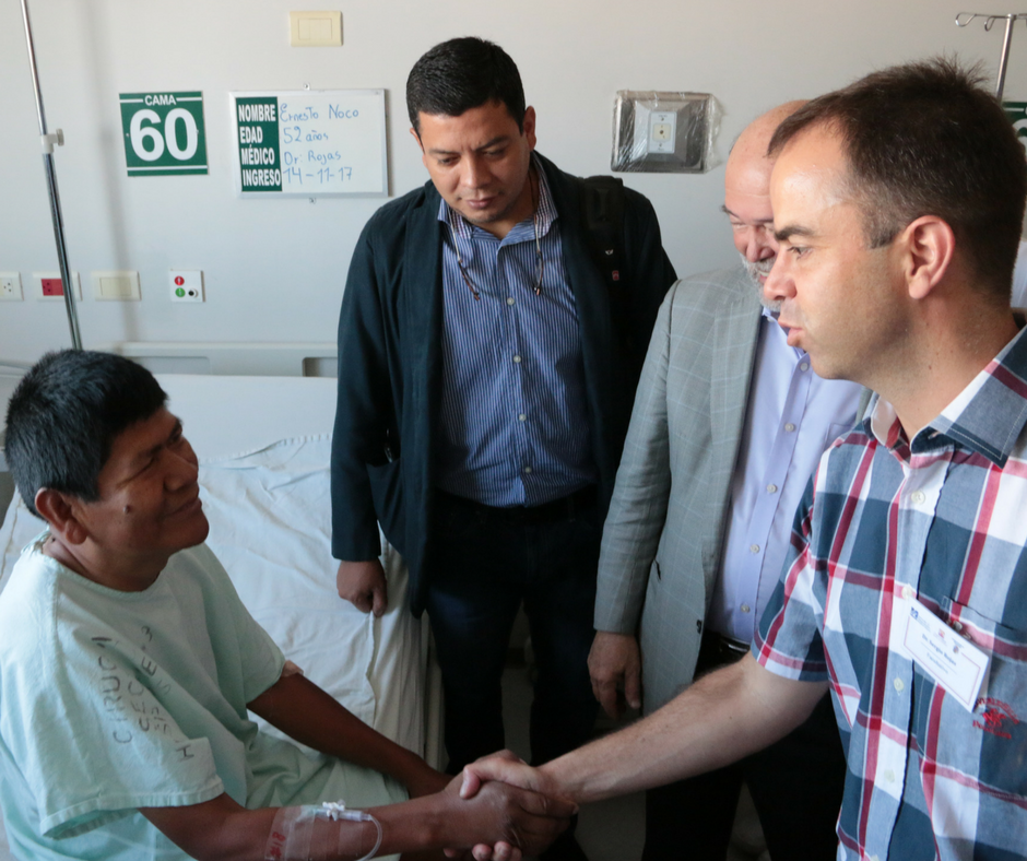 With our patient Ernesto