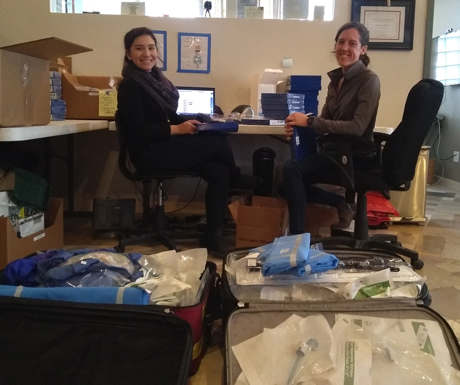 Months of work go into procuring donated supplies, logging inventory and packing for each trip. 