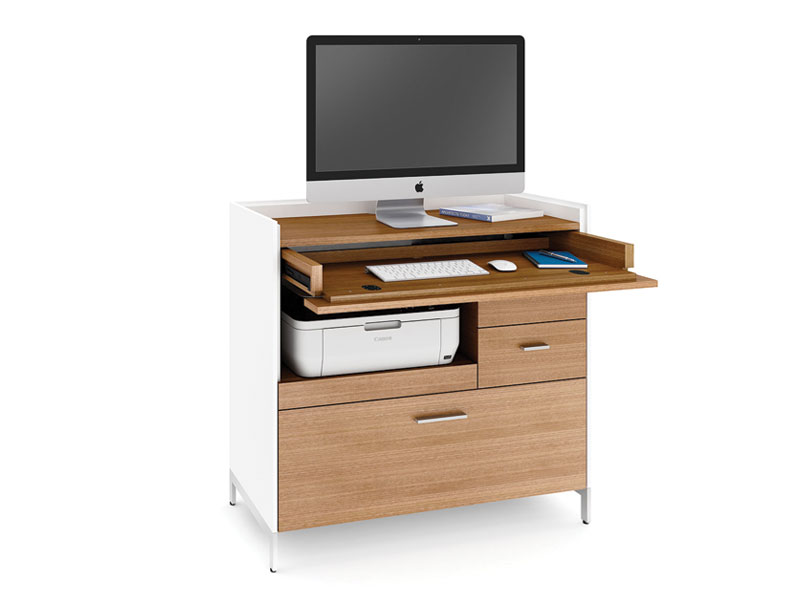 ASPECT ® DESK 6231 Overall Dimensions: 34.5H x 35.75W x 18.25D in 88H x 91W x 46D cm