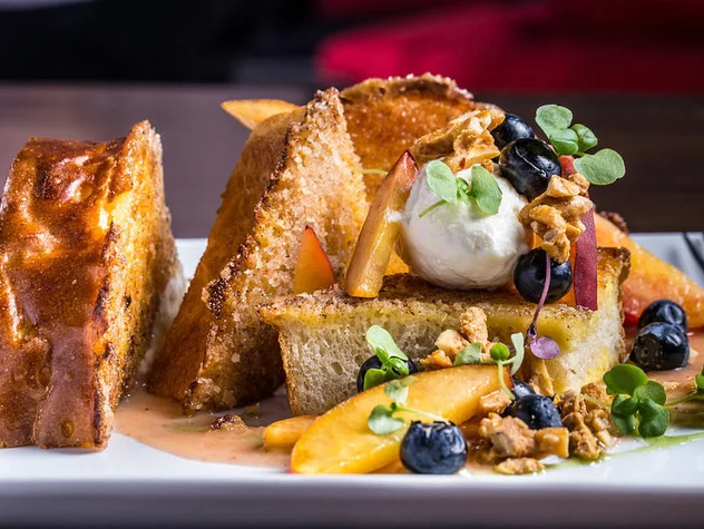 Who doesn’t love bubble service with a bottle of champagne and multiple fixings? Sinema whips up a bevy of inventive dishes, many of which—like the Reuben Crepedilla—are not seen on your typical breakfast menu. Selected as one of the Best Brunches in the South by Southern Living , the renovated Melrose movie house is a stand out with only 20 other restaurants in the region. See the Article on Nashville Lifestyles.