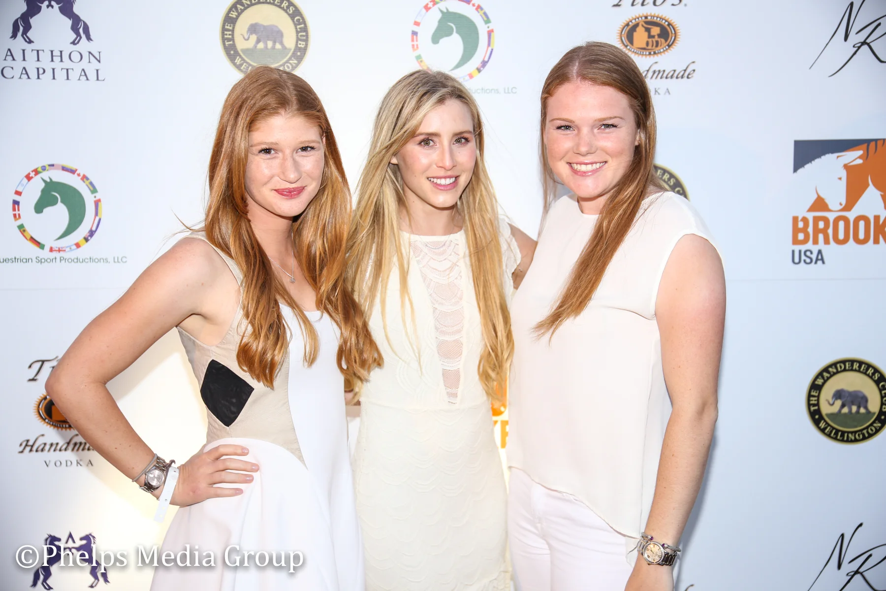 Jennifer Gates Paige Bellissimo and Taylor Alexander; Nic Roldan's 2nd Annual Sunset Polo & White Party, FL, by Phelps Media.jpg