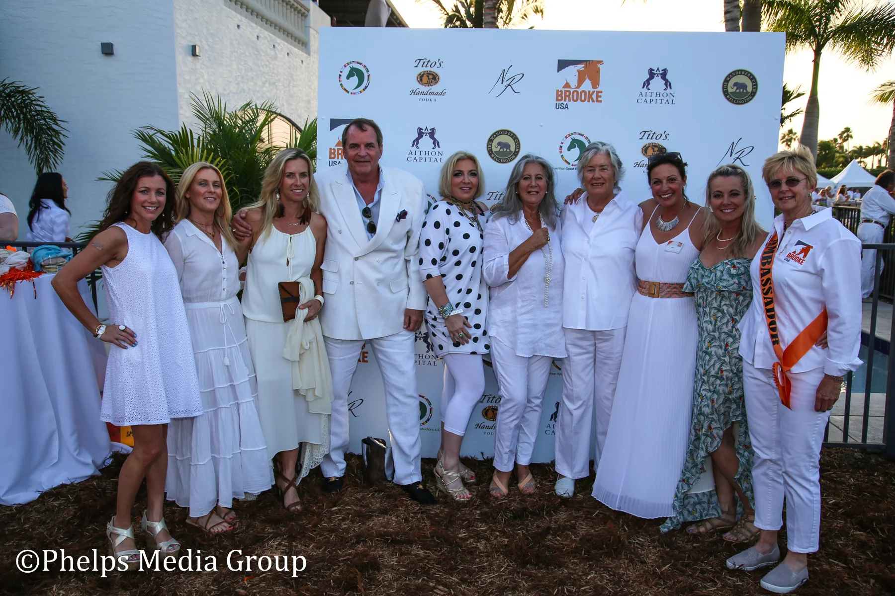 MArgaret Duprey and Friends; Nic Roldan's 2nd Annual Sunset Polo & White Party, FL, by Phelps Media.jpg