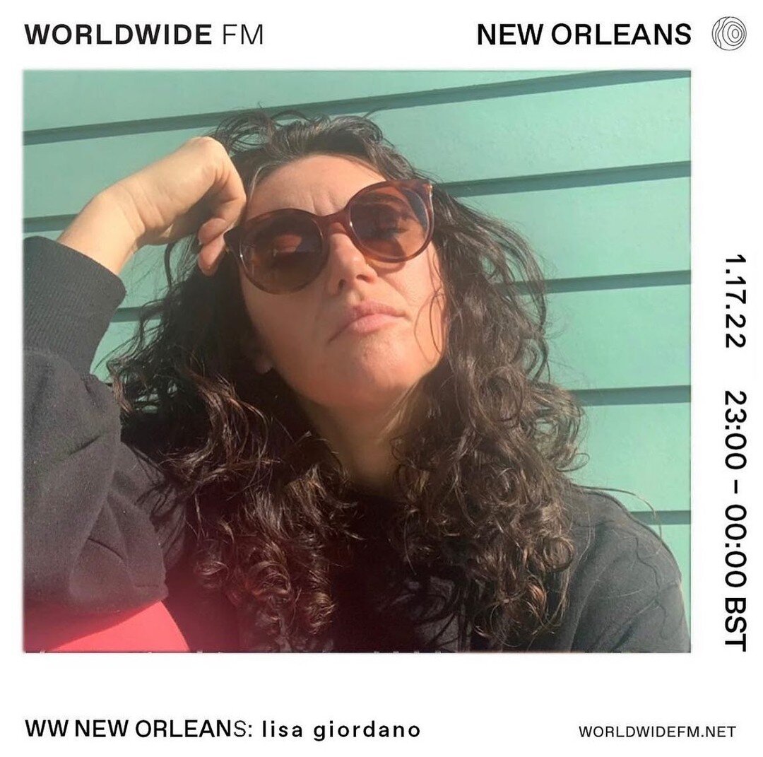 SONO on la radio! thanks to @bricenicest for centering New Orleans artists and creators. hell of a line up! Tune in to @worldwide.fm Monday from 2-6pm CST; who knows - you may even hear your song. x