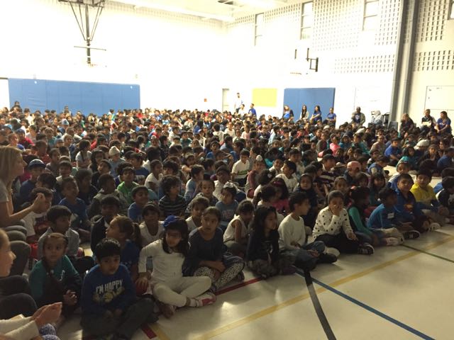 Assembly at Sir Isaac Brock Public School