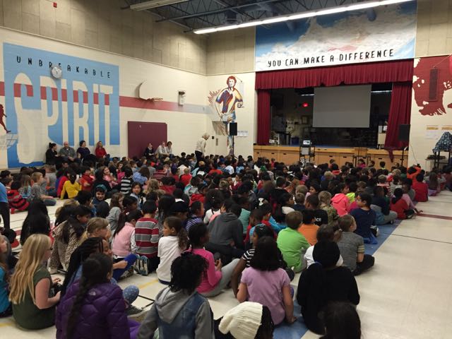 Assembly at Terry Fox Public School
