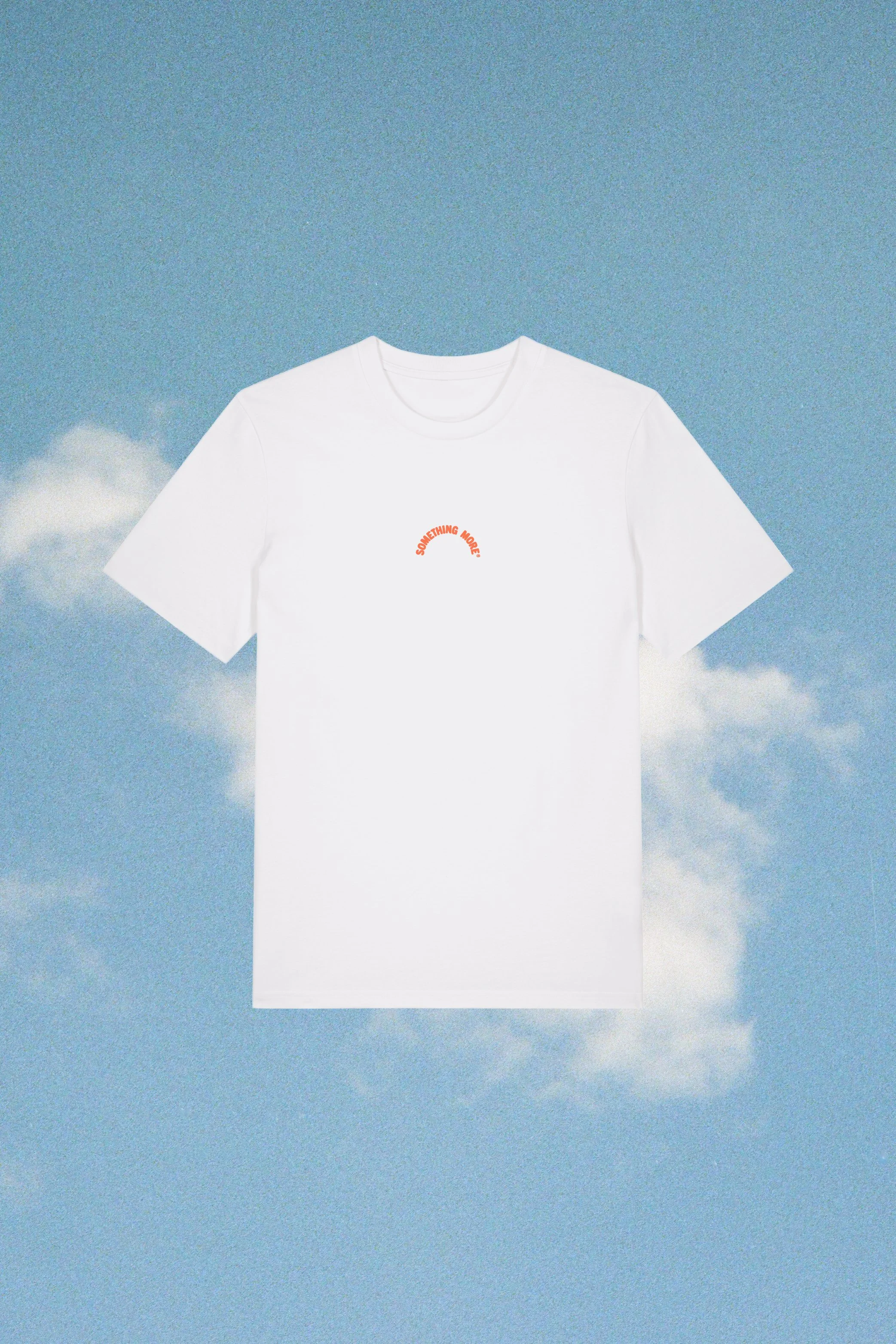 something more® white tee