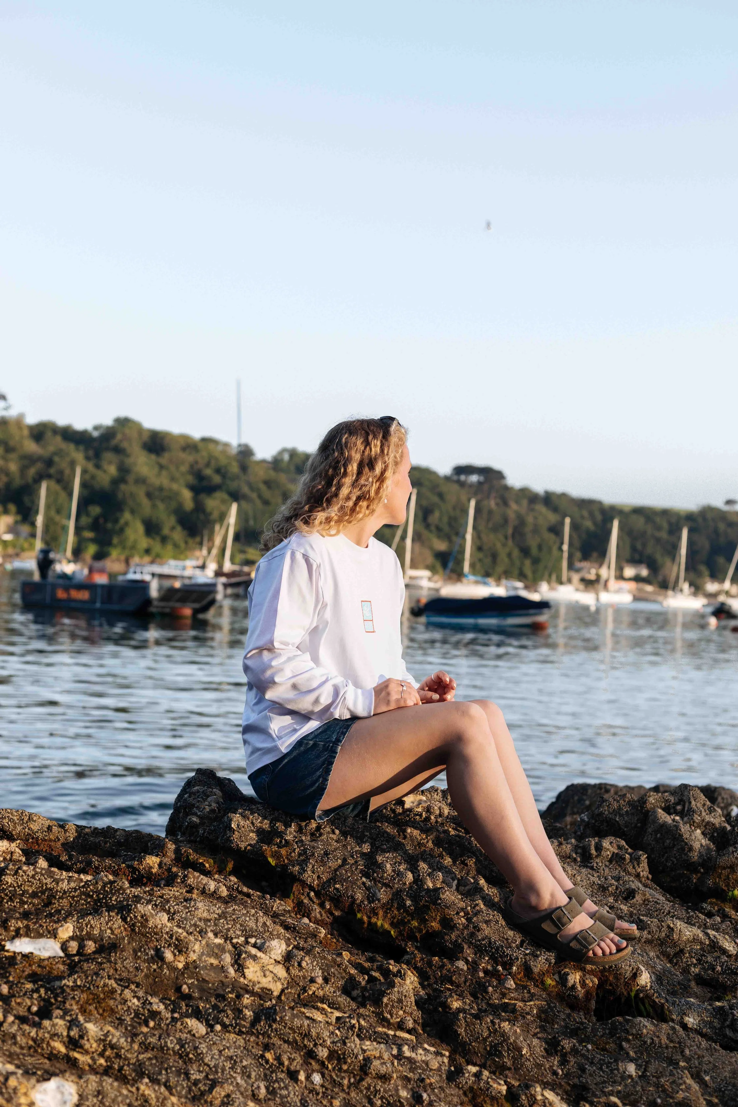 something more® mosaic long sleeve tee