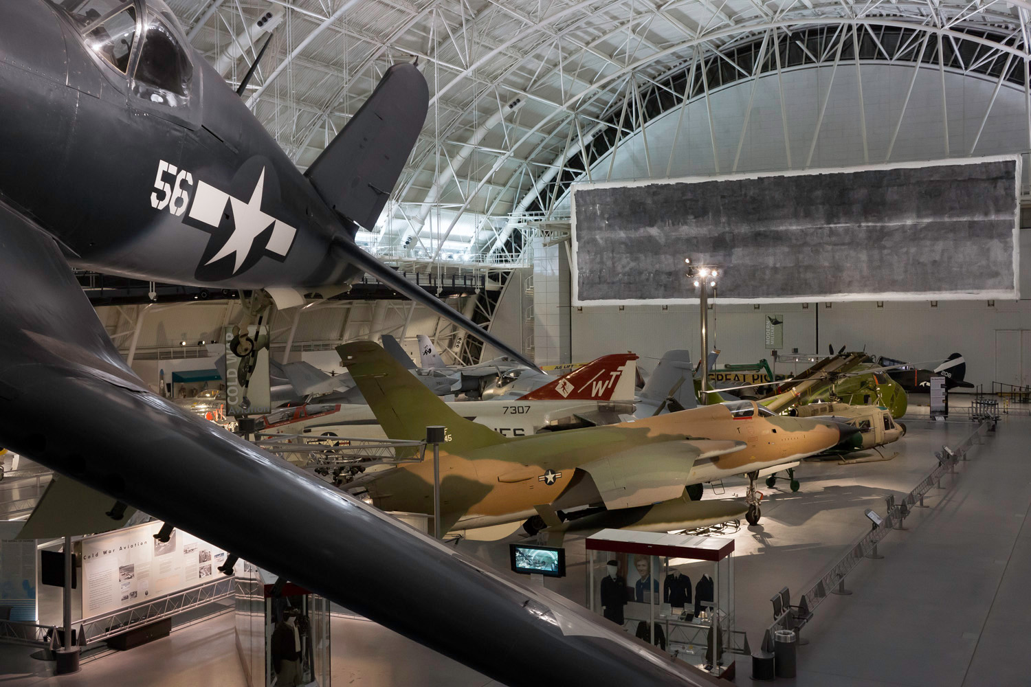 The Great Picture on view at the Smithsonian National Air and Space Museum 2014. (Udvar-Hazy Center)