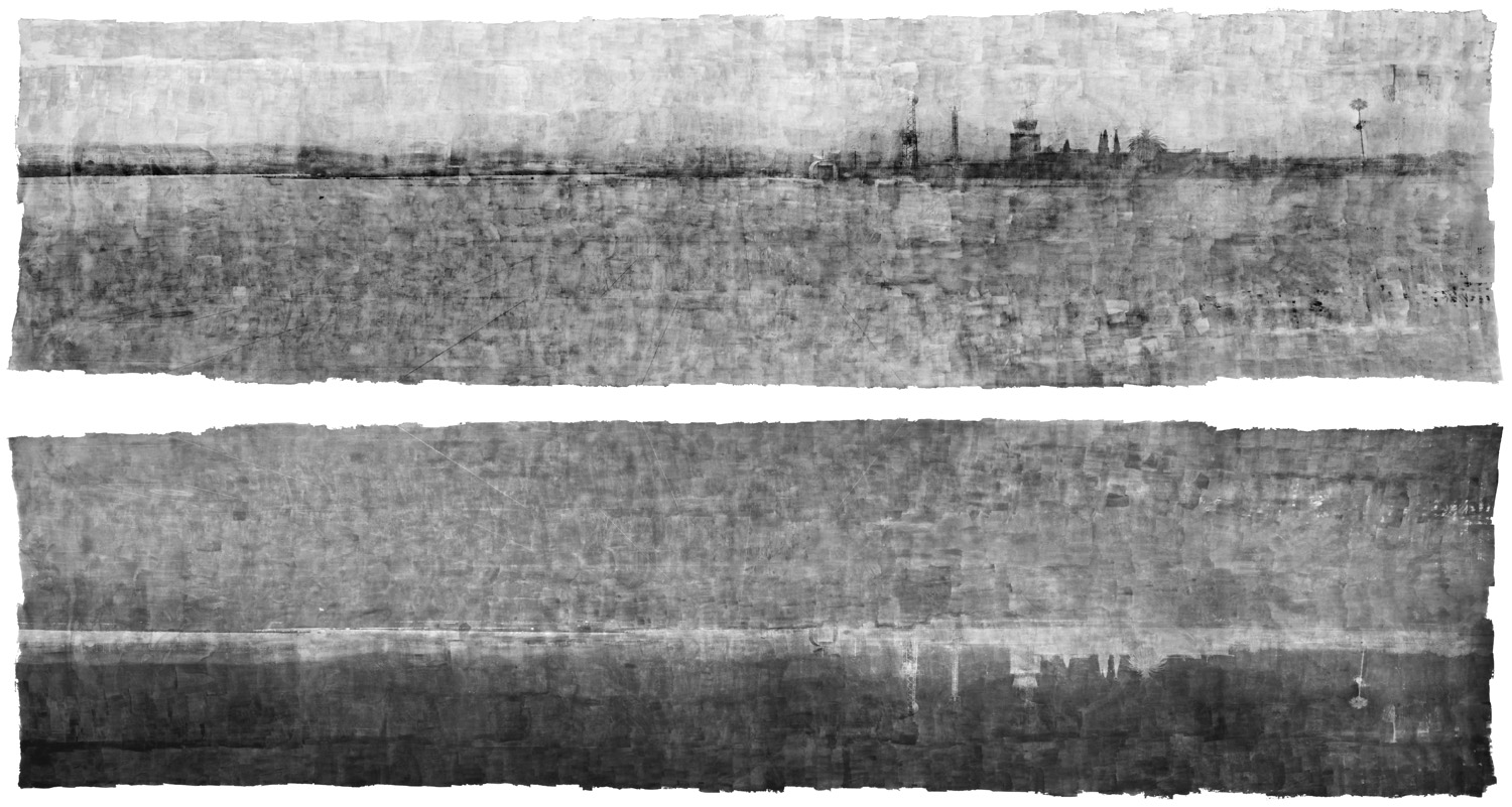 A remarkable object - the hand-applied emulsion and camera obscure approach reach back to the beginnings of photography, marking a complete circle as film-based images are replaced by pixels.