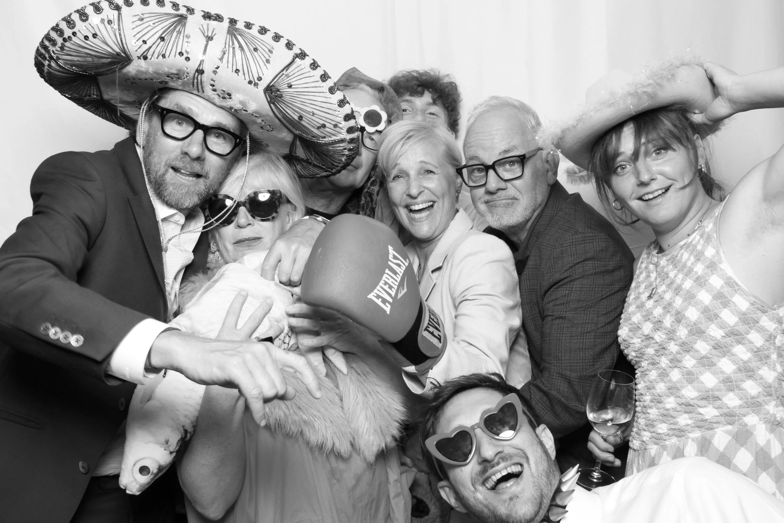 black and white photo booth derby