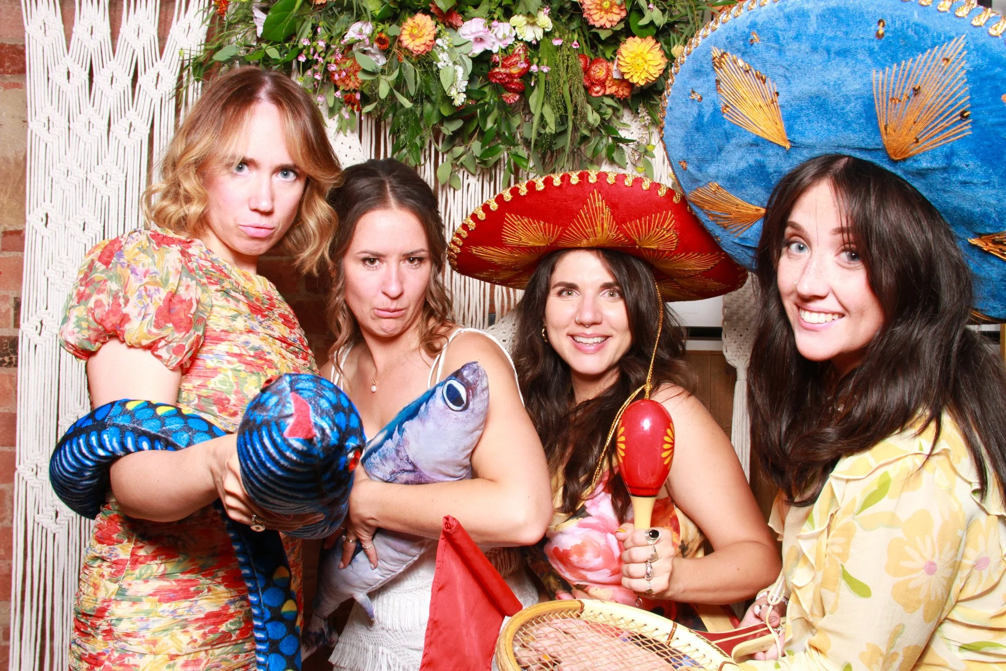 wedding photo booth at The River Mill