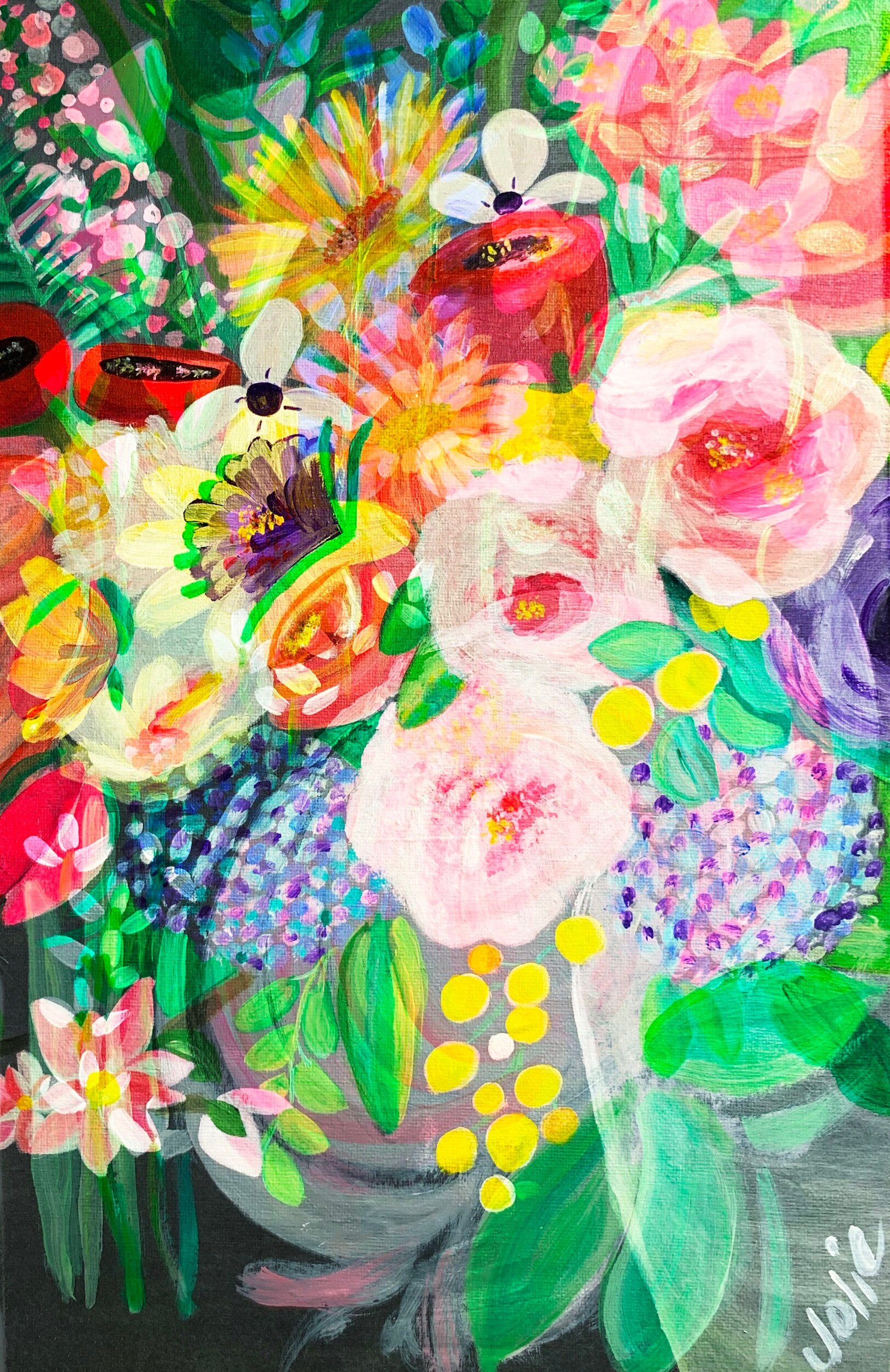 Mixed Bouquet with Garden Roses