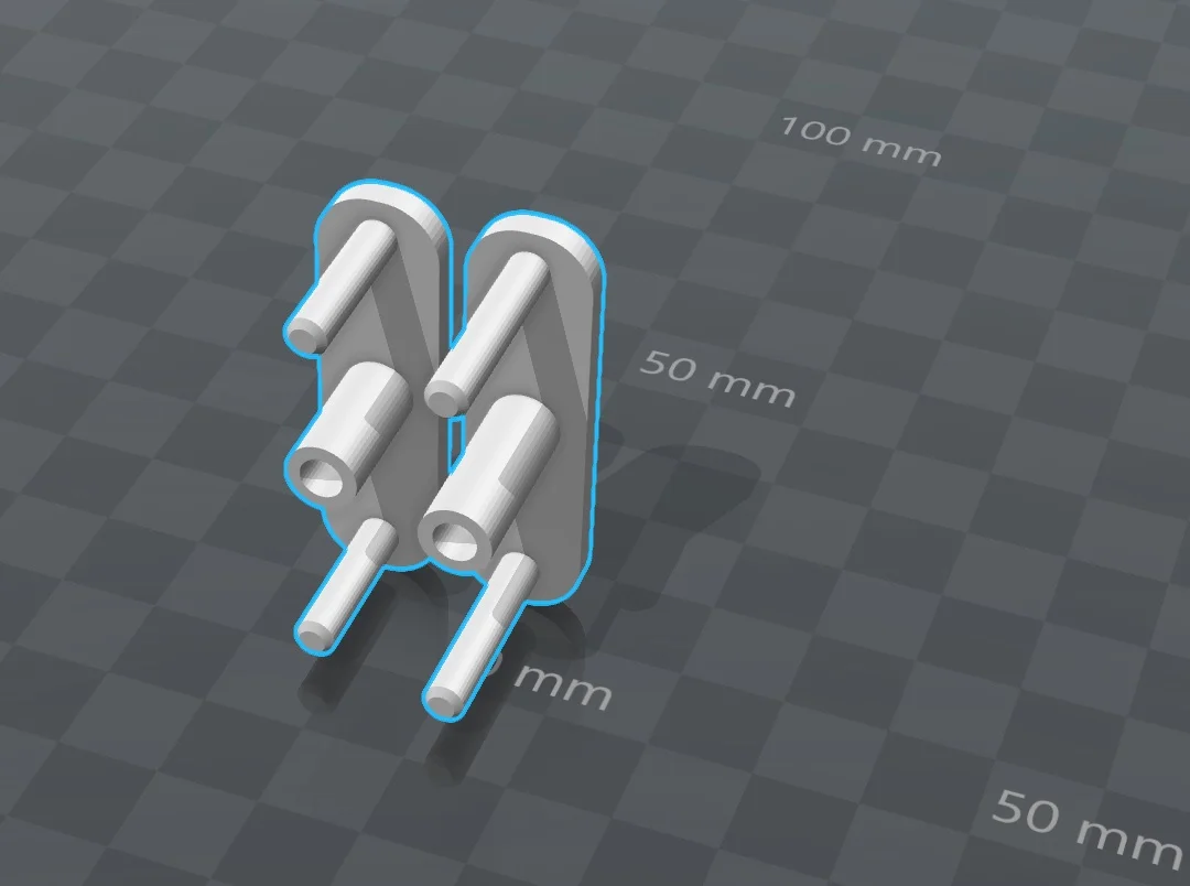 Wing Holder Bracket With Prongs