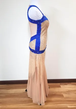 Golden Glow  Dazzle Dance Dresses - Ballroom Dance Dresses - Latin,  Rhythm, Smooth and Standard Ballroom Dresses