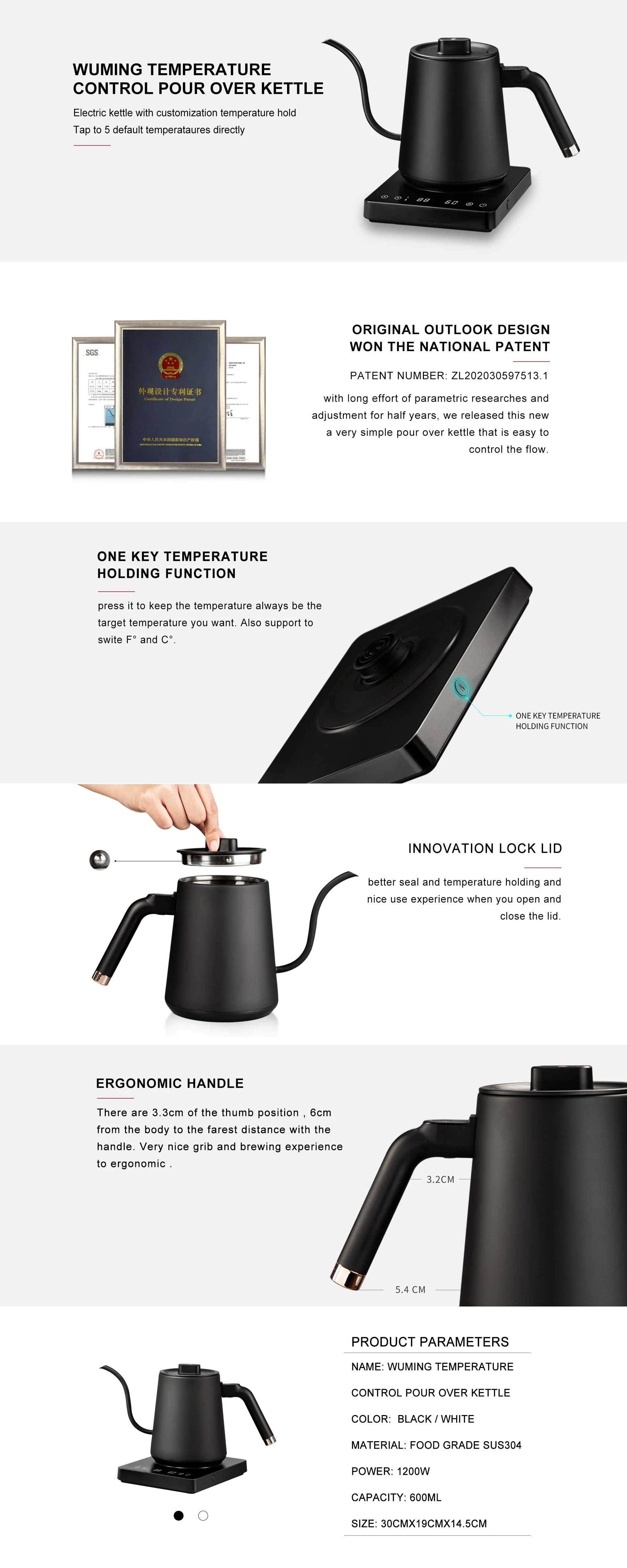 ZeroHero Electric Kettle — Organic Nespresso Pods & Capsules USDA