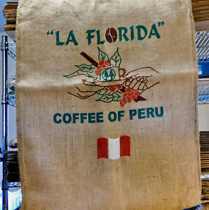 Usda Organic Fair Trade Coffee - La Florida, Peru - Sack