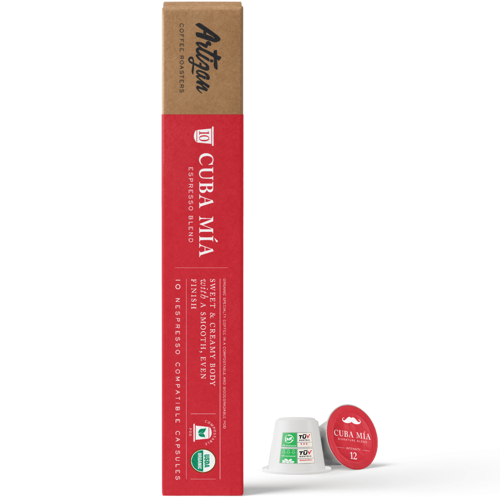 Organic Nespresso Coffee Pods Cuba Mia 