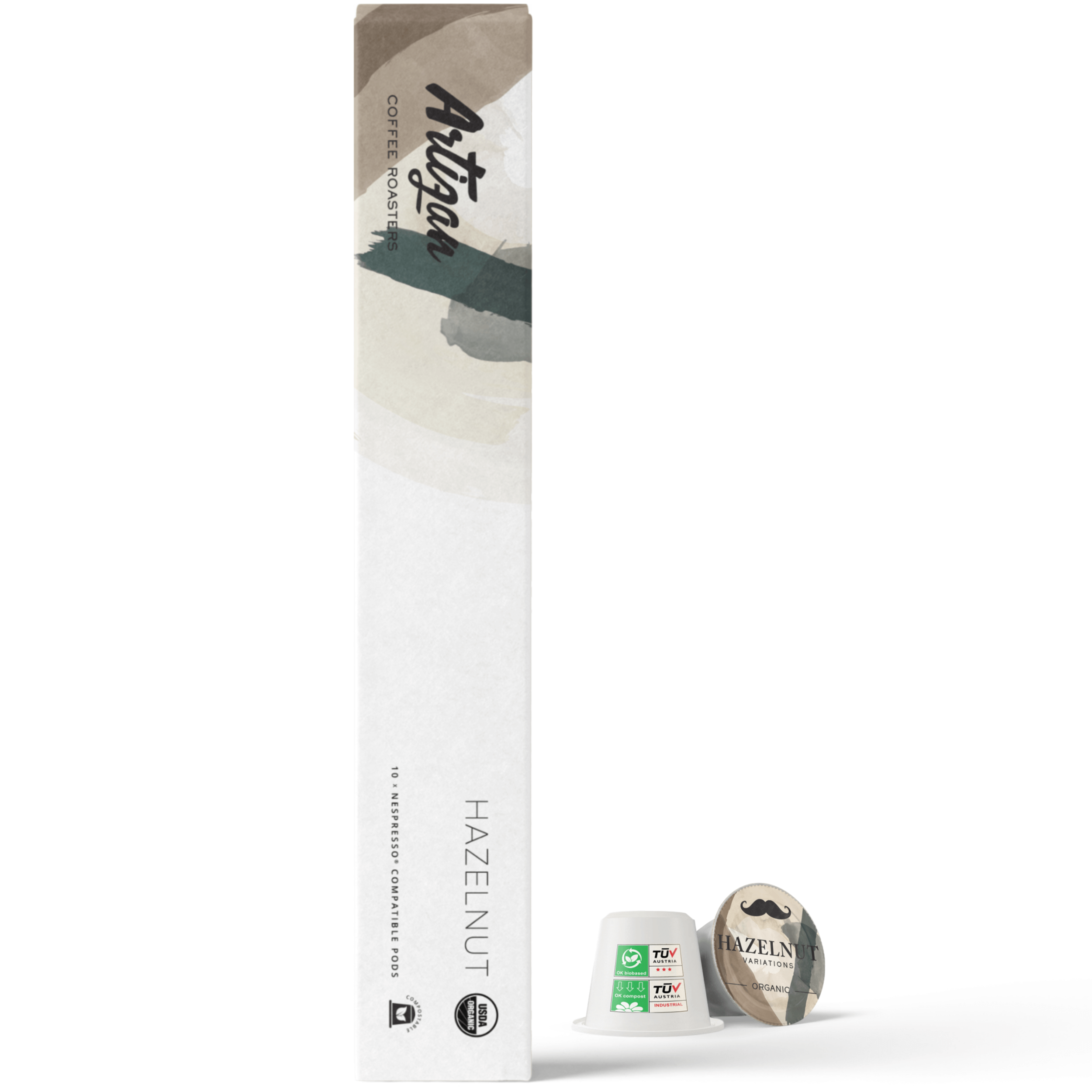 Organic Nespresso Pods - Hazelnut Espresso Capsules