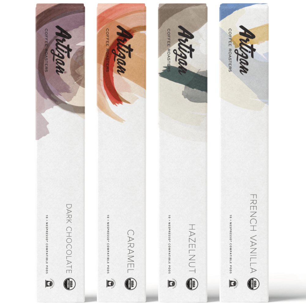 Schuur vertrekken Behoort Organic Flavors Variety Pack - 40/80 Pods — Organic Nespresso Pods &  Capsules - USDA Certified - Artizan Coffee